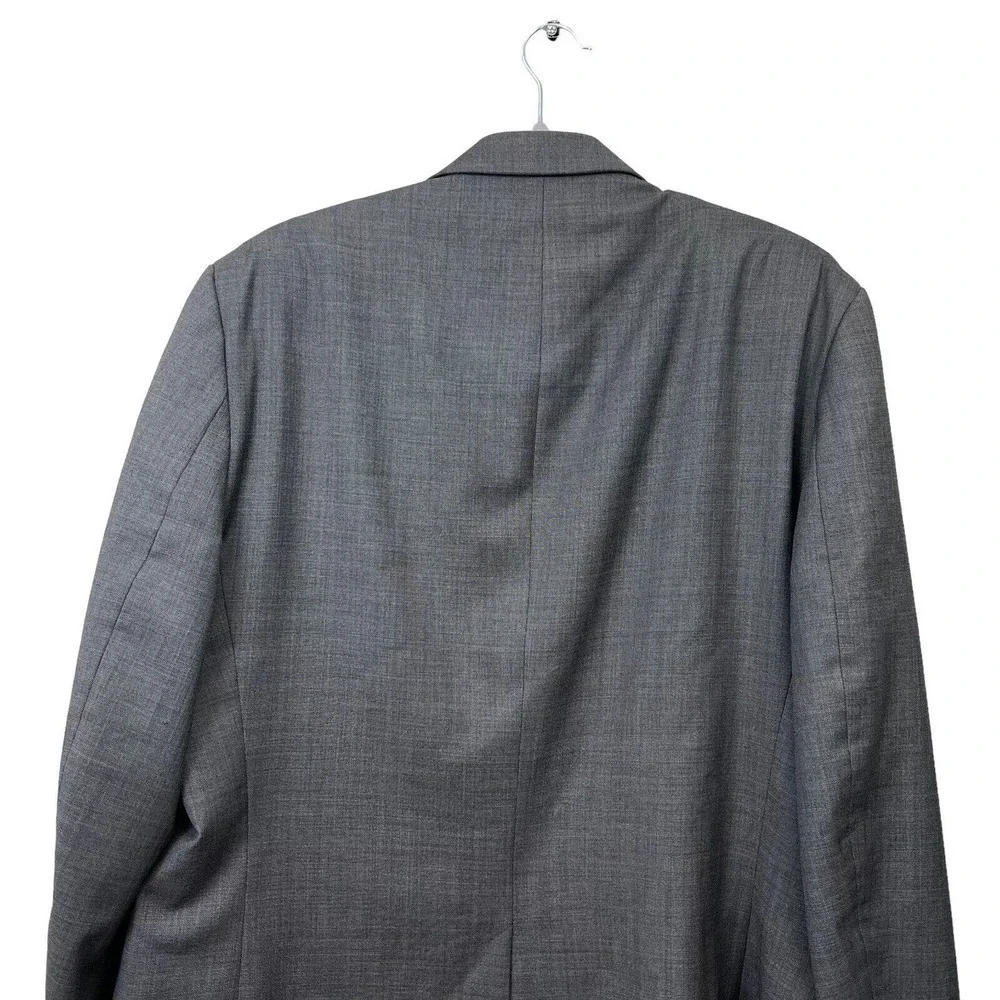 Lauren Ralph Lauren Blazer Suit Jacket Wool 2 Button Vented Lined Gray Men Sz 44